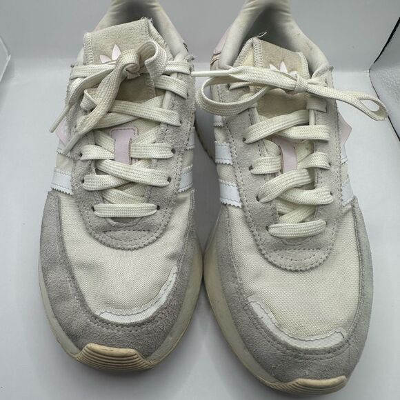 Adidas Retropy F2 Women's
Shoes SIZE 6.5 6 1/2 OFFWHITE / ALMOST PINK GW9408 - Picture 2 of 13